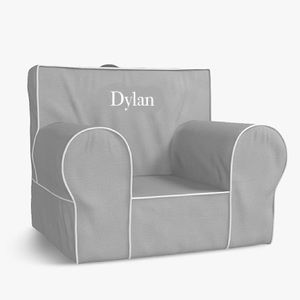 Grey Oversized Pottery Barn Anywhere Chair “Dylan”